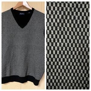 Linea Rossa Sweater Vest Womens X-Large Merino Wool Androgynous Ellen Classic